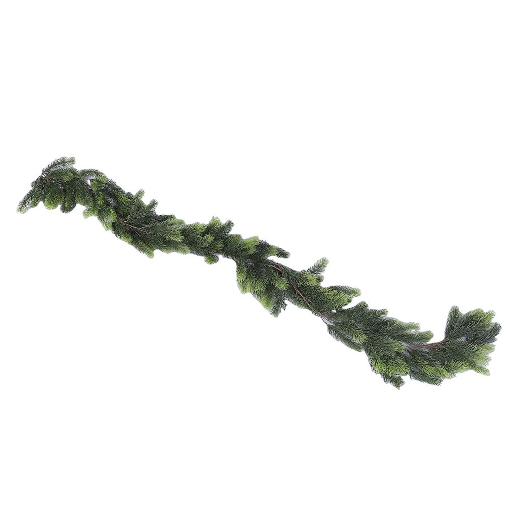 Realistic Vine Green 74.8in Plastic Bendable Hanging Pine Needles Vine for Holiday Party Home Decoration