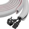 Professional Self-Adhesive Cord Hider Wall Mount 1m Cord Covers Raceway Raceway Flexible Cable Concealer Home Office