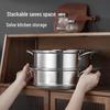 maxcook 304 Stainless Steel Steamer & Soup Pot