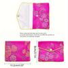 1pc fabric art Pouches- Traditional Chinese Brocade Jewelry & Gift Bags, Mini Storage for Weddings, Festivals, Home Organization