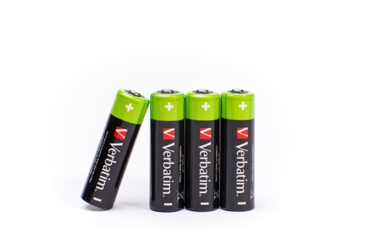 Verbatim 49517 Rechargeable Batteries NiMH AA HR6 2500mAh (4 pcs/Pack)