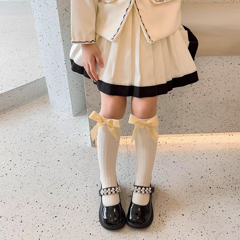 Children Flocking Hair Hair Christmas Cute Girl Hollow Out Tube Fishnet Stockings Sweet Girl Stockings