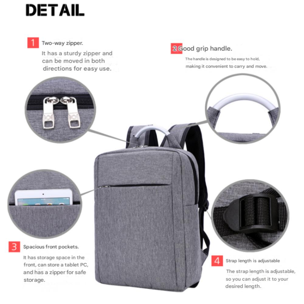 Moderner quadratischer Rucksack – Laptoptasche BG144