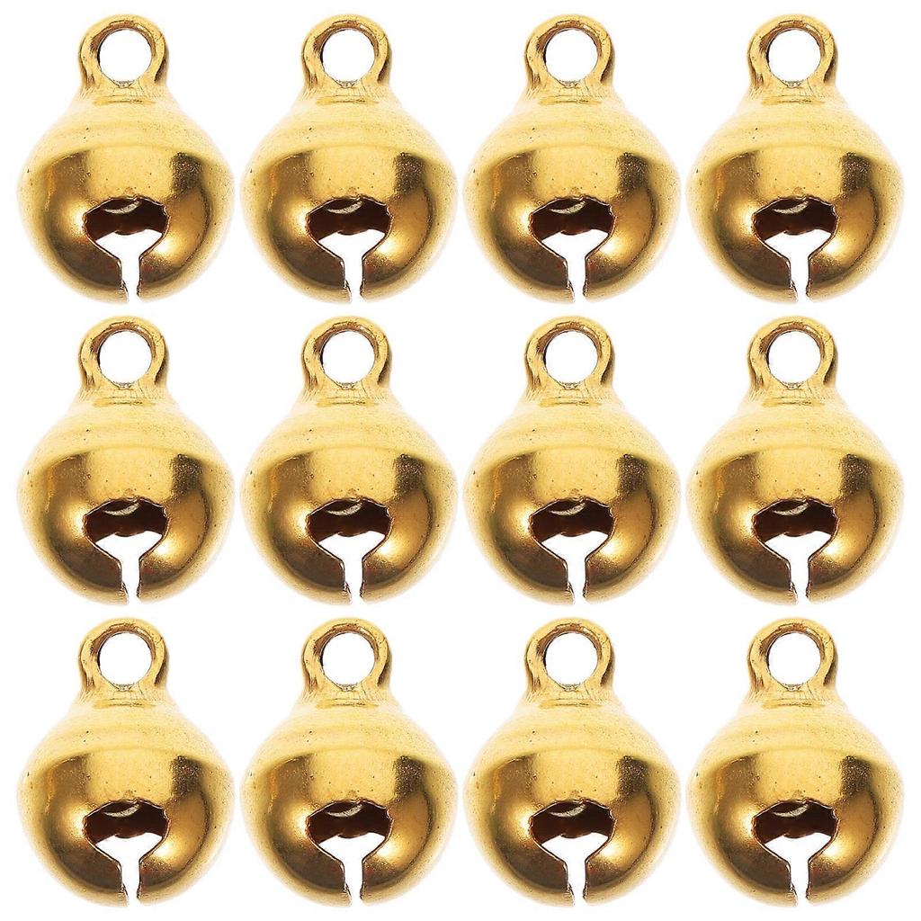 Loud Sound Mini Jingle Bells For Jewelry Makers And Christmas Decor 100Pcs