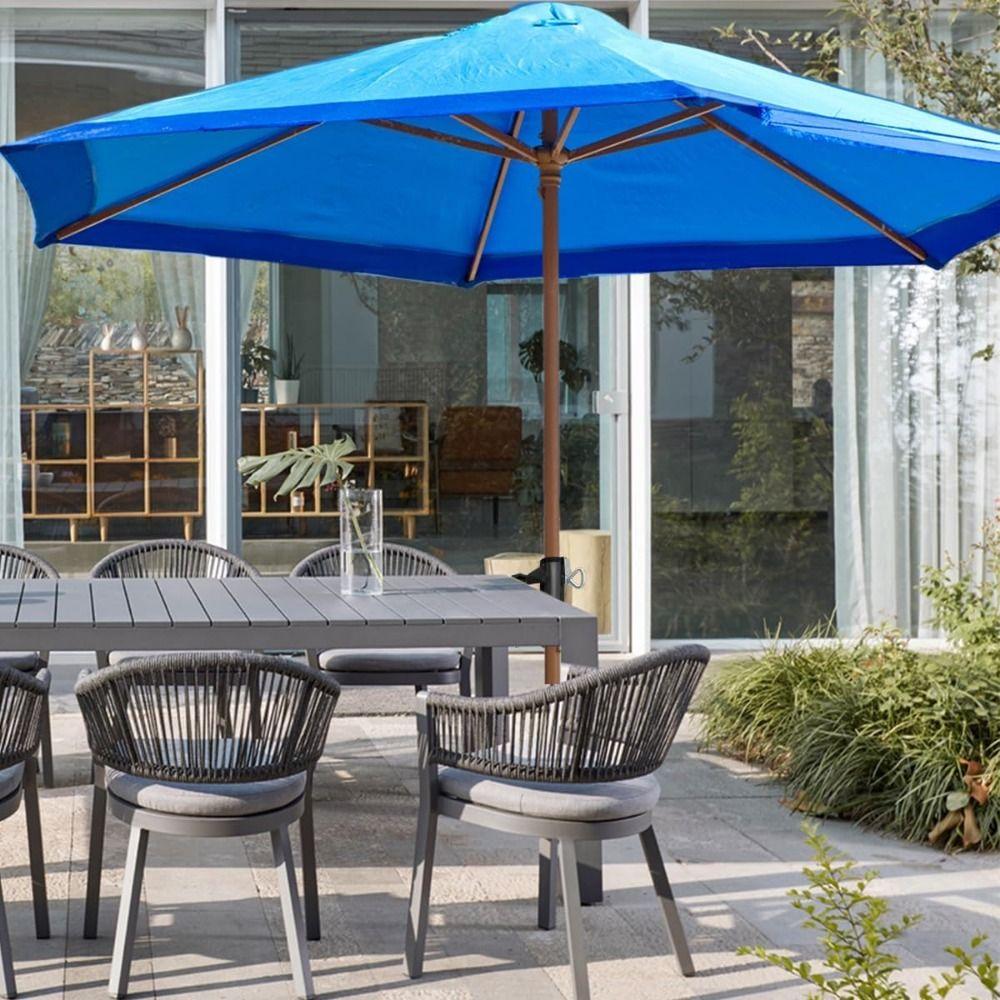 Easy To Install Patio Umbrella Holder Heavy Duty Deck Umbrella Stand Durable Parasol Clamp  Camping