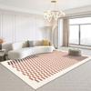 Modern Style Carpets for Living Room Large Area Bedroom Decor Plaid Carpet Thick Washable Lounge Floor Mat Fluffy Soft Study Rug