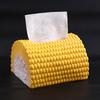 Corn Tissue Box Creative and Funny Living Room Coffee Table Tissue Box Napkins Paper Boxes Household Desktop Decorations