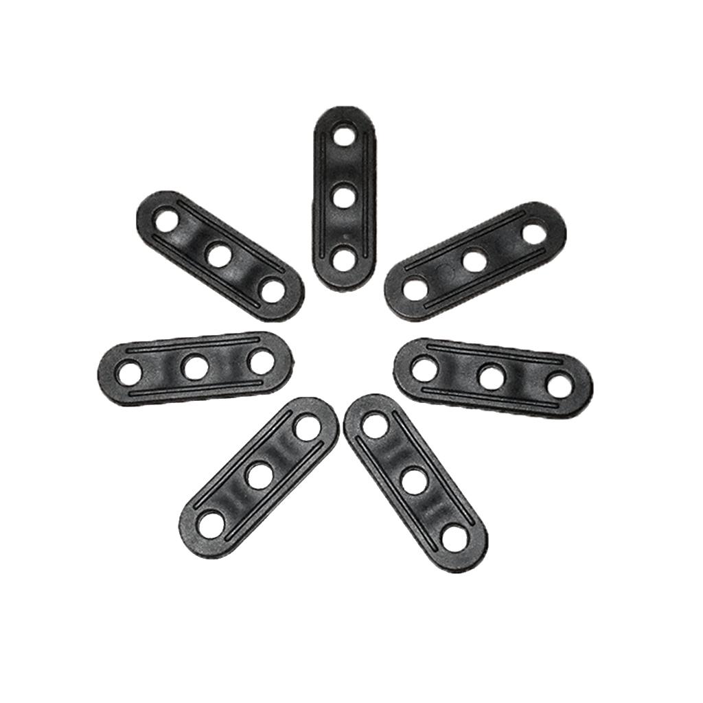 10pcs Plastic Tent Rope Tensioner Guyline Line Adjuster, Wind Buckle Carabiner, Camping, Hiking,