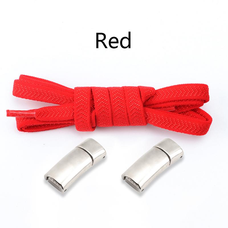 New Magnetic Lock Shoelaces Without Ties Kids Adult Elastic Laces Sneakers 8mm Thick Flats No Tie Shoe Laces Shoes Accessories