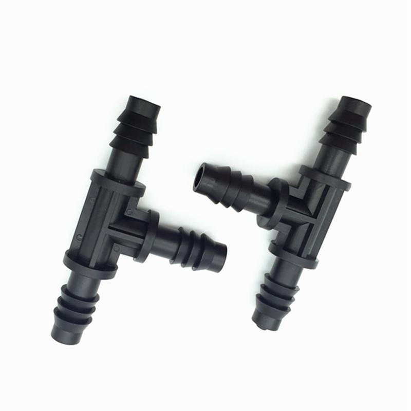 10 Pcs Hose Nozzle Tee Fitting For Garden Hose 8/11 Mm Irrigated Agriculture And Industrial Cooling Systems The Hose Adapter