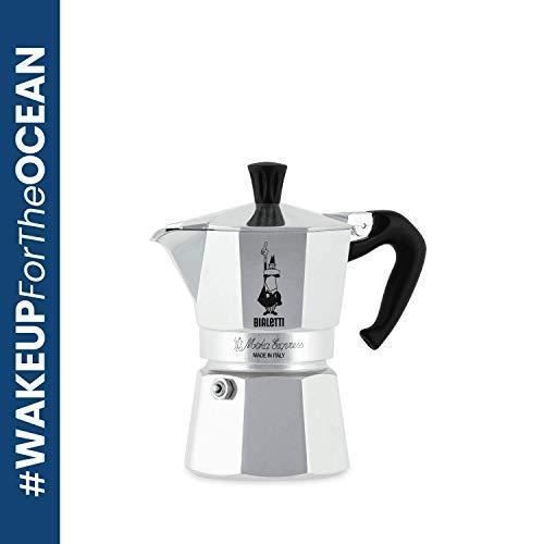 Cafetière italienne - bialetti - moka express - aluminium - 6 tasses - argent