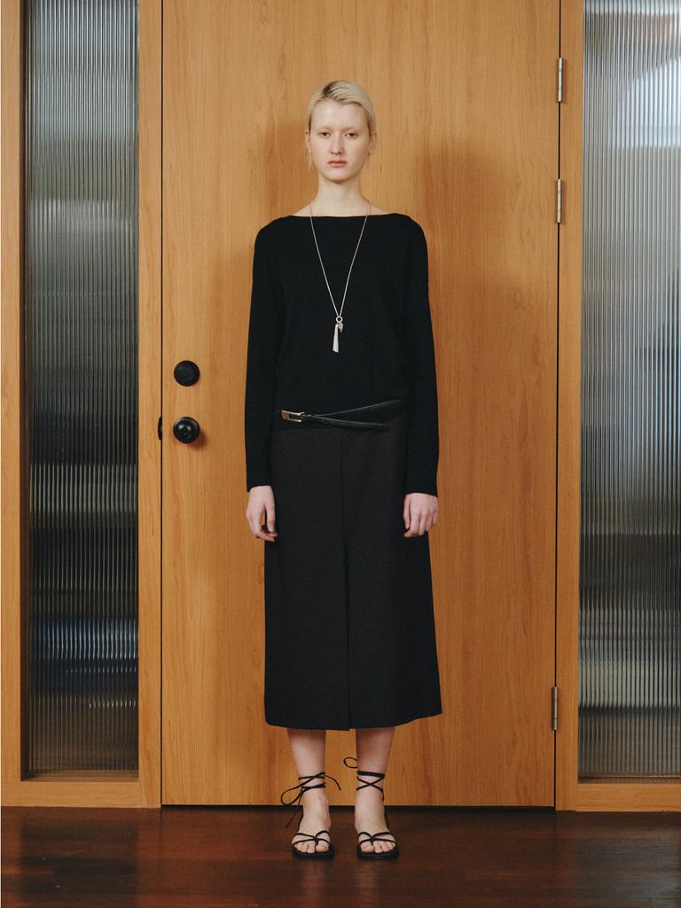 Reply Boat Neck Pullover_Black