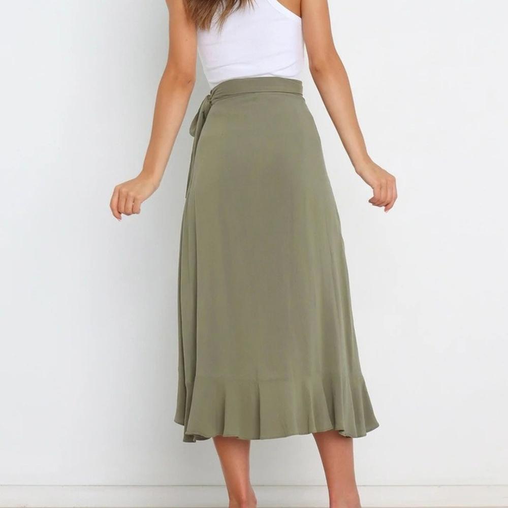 Women High Waist Skirts All-match Lady Elegant Long Skirt Retro Skirt High Waist Slim Sexy Hip Mid-length One-Step Skirts