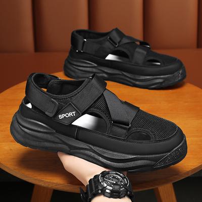 Fashion Summer Cave Casual Sandals for Men 2024 New Baotou Sports Shoes Men's Dad Driving Sandals for Male Beach Shoes Platform Sandals8