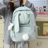 Schultasche Rucksack Gepunkteter Hasenohren-Rucksack Grundschüler Mittelschüler Leichte Schultasche Mädchen Klasse Pendler