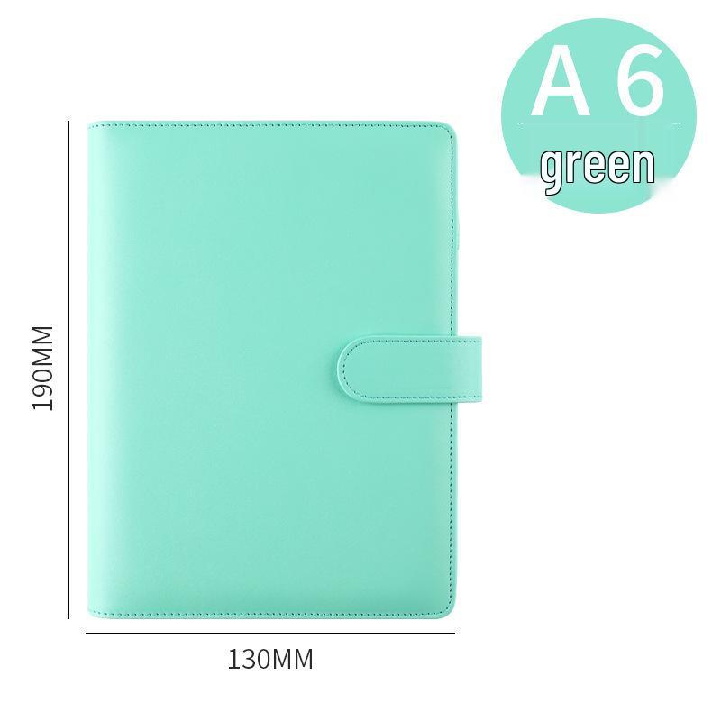 In-Stock Creative Macaron A6 Loose-Leaf Notebook with Custom Logo Options