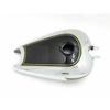 BSA M20 Black Painted Chrome Steel Petrol Fuel Gas Tank Civil Model |Fit For