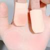 2 Pcs Finger Cot Powder Puff for Wet and Dry Use, Powder-free Air Cushion Liquid Foundation Concealer Finger Makeup Egg, Mild Texture, Hypoallergenic