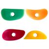 3/4/5/6/7/8/10Pcs  Soft Rubber Solid Color Set, Ceramic Soft Rubber Scraper Tool Set Ceramic Carving And Shaping Tools, Diy Clay