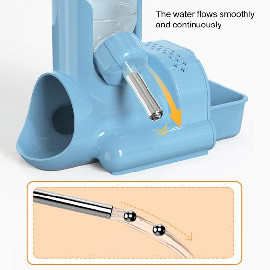 Yousheng Leak-proof Pet Feeder Stable Multifunctional Standing Type Hamster Den Drinker Cage Accessories