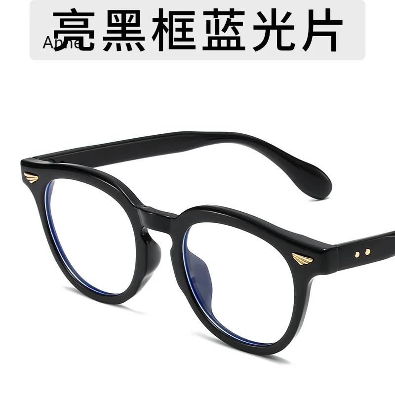 Vintage Acetate Round Optical Glasses Frames Men Women Fashion Anti Blue Computer Eyeglasses Blue Light Glasses Gafas