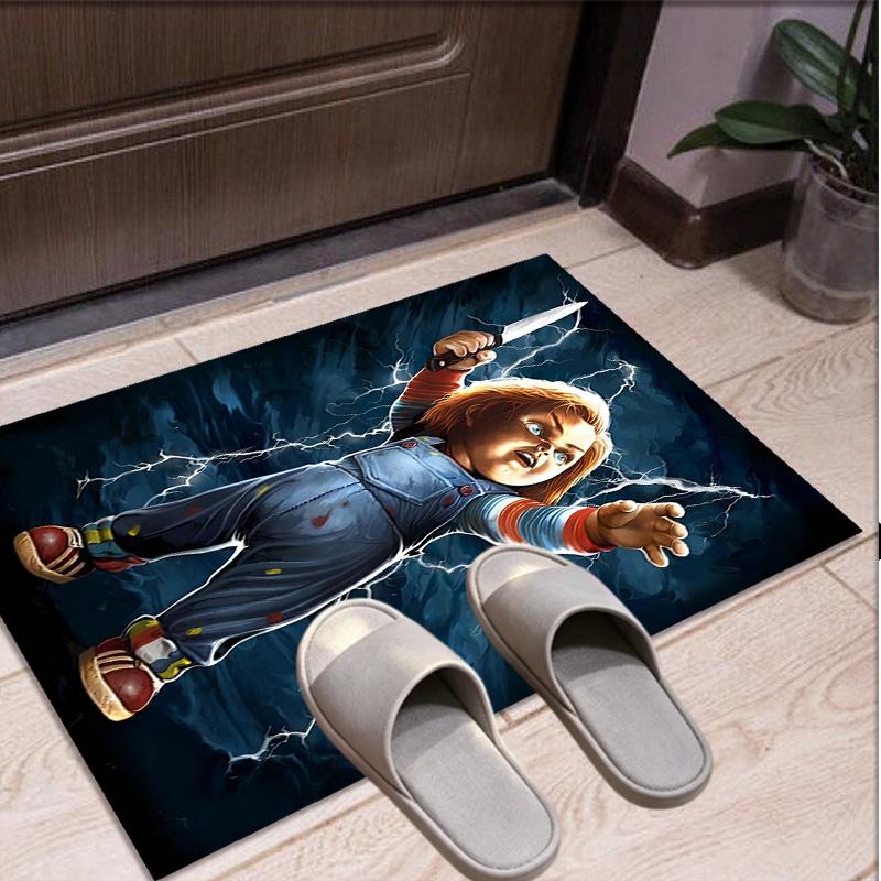 horror movie Pattern Rug, Indoor/Outdoor Mat, for Picnic, Gameroom, Bedroom, Office, Living Room, Home Decor Carpet, Birthday Gift