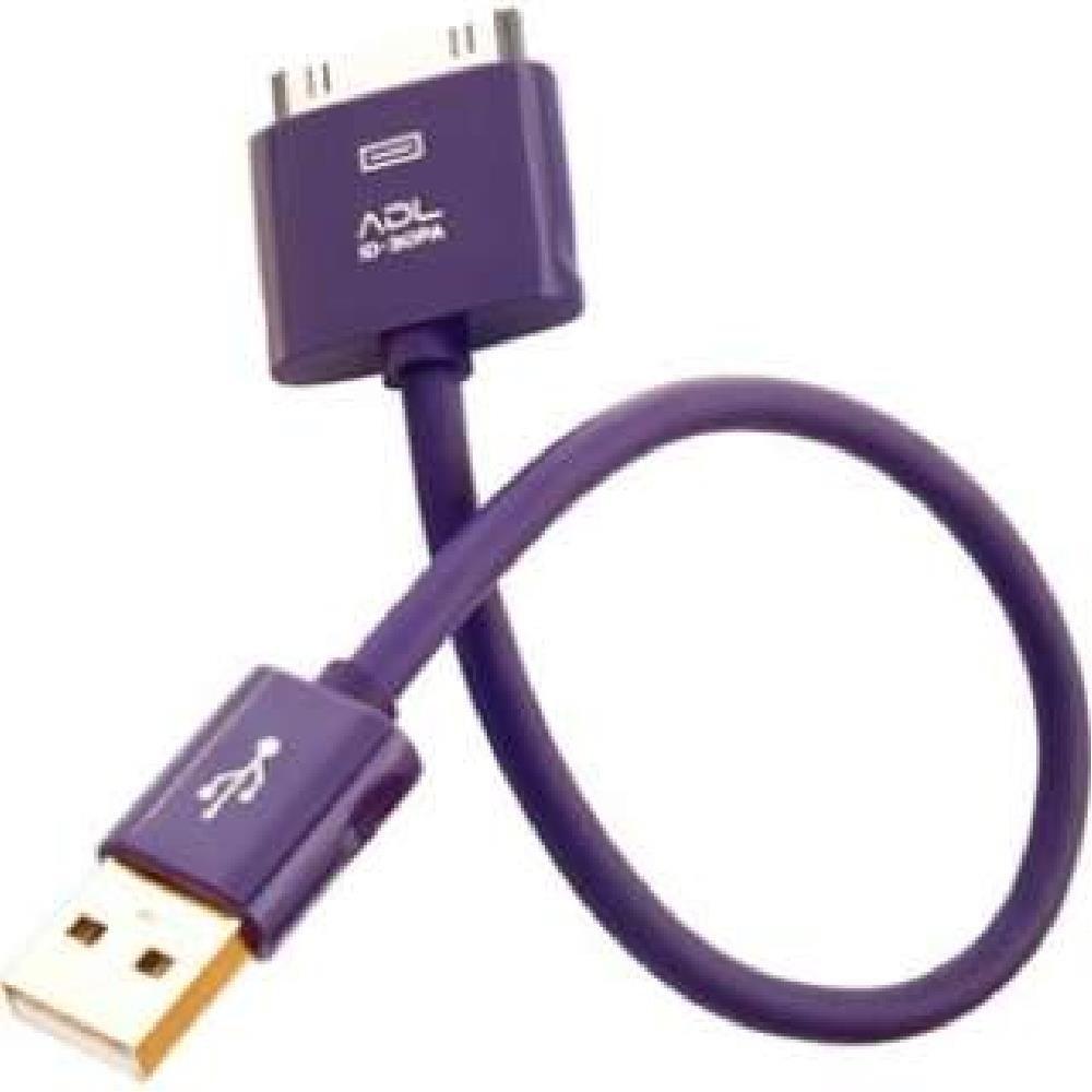 

FURUTECH ADL Audio Grade iDevice Cable USB to 30-pin Dock, 0.18m, 1 Cable, ID30PA0.18