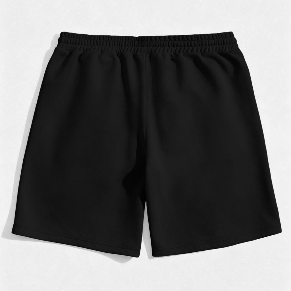 Herren Freizeithose mit elastischem Bund, lockere Passform, Kordelzug, Sportshorts mit Taschen für Outdoor- und Indoor-Aktivitäten