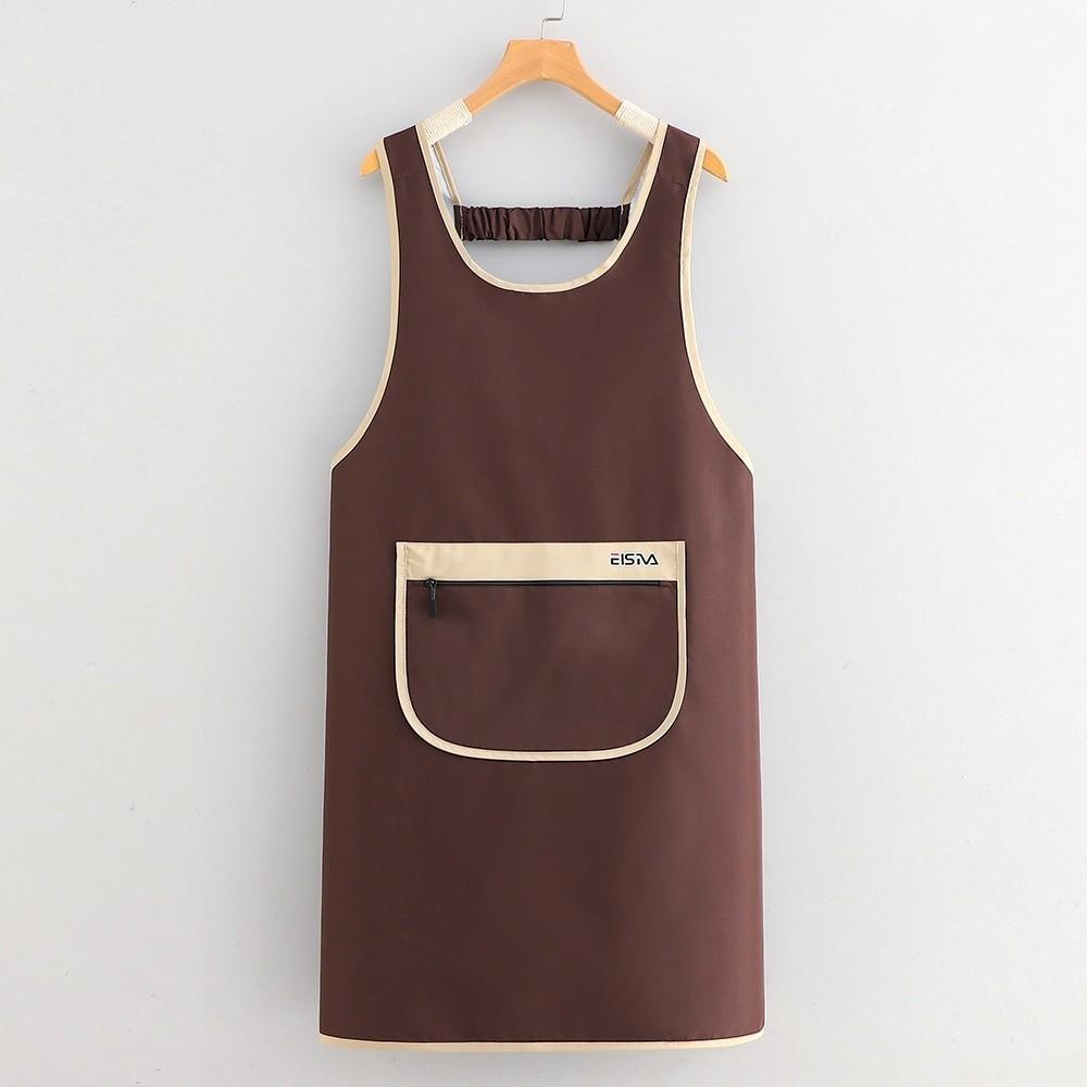 

Waterproof Chef Aprons Polyester Kitchen Overalls New Working Clothes Home Use кофейный
