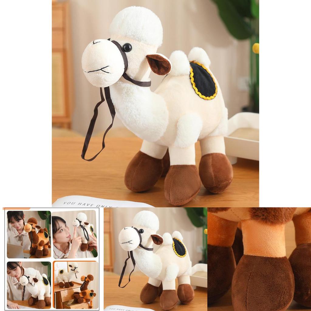 Adorable Plush Camel Toy Soft Stuffed Animal Doll Perfect For Kids Birthday Gifts