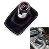 POSSBAY New 5-Speed Gear Shift Knob Gaiter Cover For VW MK4 Golf GTI R32 Jetta Bora 1999-05