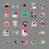 50 Tischtennis Doodle Personalisierte Sportperipherie DIY Handy Skateboard Koffer Aufkleber Wasserdicht