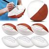 New Size 3/6/9 Autograph American Footballs Football Trophy Memorable Gift Blank White American Rugby Suitable For Rugby Matches