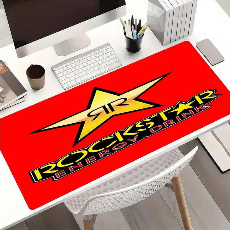 Rockstar Energy Mouse Pad - Non-Slip Rubber Base, Smooth Surface for Work,Gaming,Office,And Home Use, Desk Mouse Pad