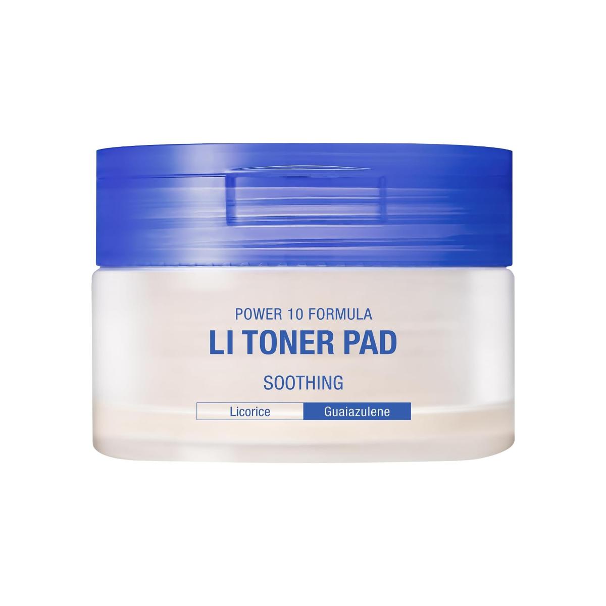 It S SKIN Power 10 Formula LI Toner Pad Calm Skin Texture Refinement 140ml (60 pads)