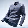 New Plaid Flannel Shirts For Men Long Sleeve 100%Cotton Fashion Casual Soft Standard-Fit Man Blouse Clothes Men's Clothing M-5XL