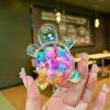 Diy Creative Table Toy Gift with Luminous Sand, Dazzling and Sparkling Turtle Ornaments