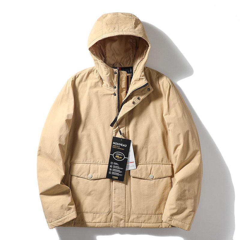 American Retro Winter Workwear Cotton-Padded Clothes Men s Padded Cotton-Padded Jacket Outerwear Export Men s M65 Wind Coat Cotton-Padded Clothes Khaki M