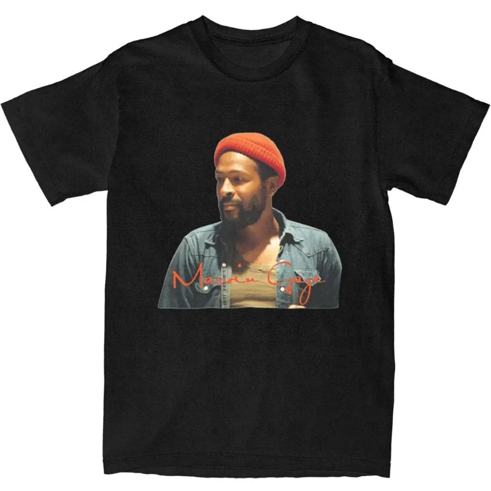 Neuheit Marvin Gaye T-Shirts Herren Damen T-Shirt Neuankömmling Kleidung