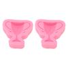 2 Stück Fondant Silikonform Lebensmittelecht Sicher Geruchlos Weich DIY Kuchen Dekorationsform für Bastelprojekte