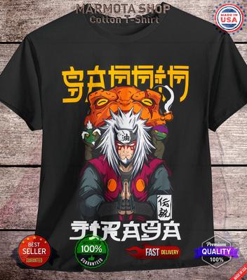 Jiraiya Tričko Naruto Shippuden Itachi Madara Anime Unisex Tričko T-Shirt Všechny Velikosti