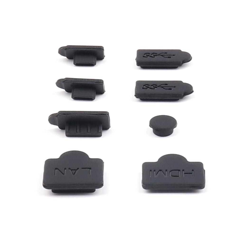 8pcs Dust Plug Bundle Silicone Dust Plugs for Game Accessories Protect Your Device from Dust & Debris for PS5 Slim