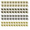 Pack Of 80 Small Metal Knobs Exquisite Metal  Knobs Jewelry Box Knobs Set for Drawers & Cabinets for Home DIY Projects