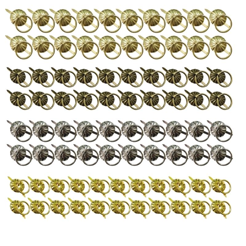 80pcs Mini Drawer Pulls Handles with Retro Designs Chic  Metal Handles Simple Installation for Cabinets & Dressers 1