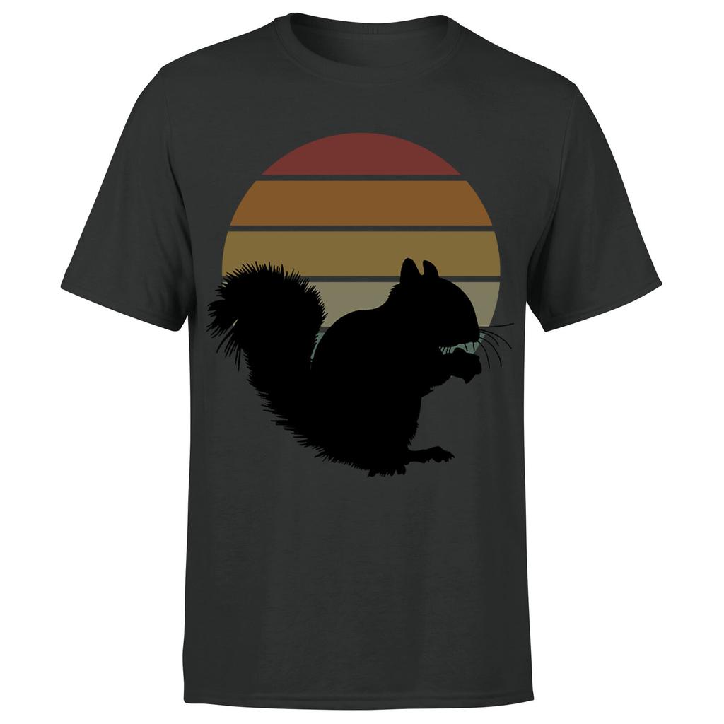 Squirrel Retro Vintage Funny Adults Unisexs Tshirt P1OrA