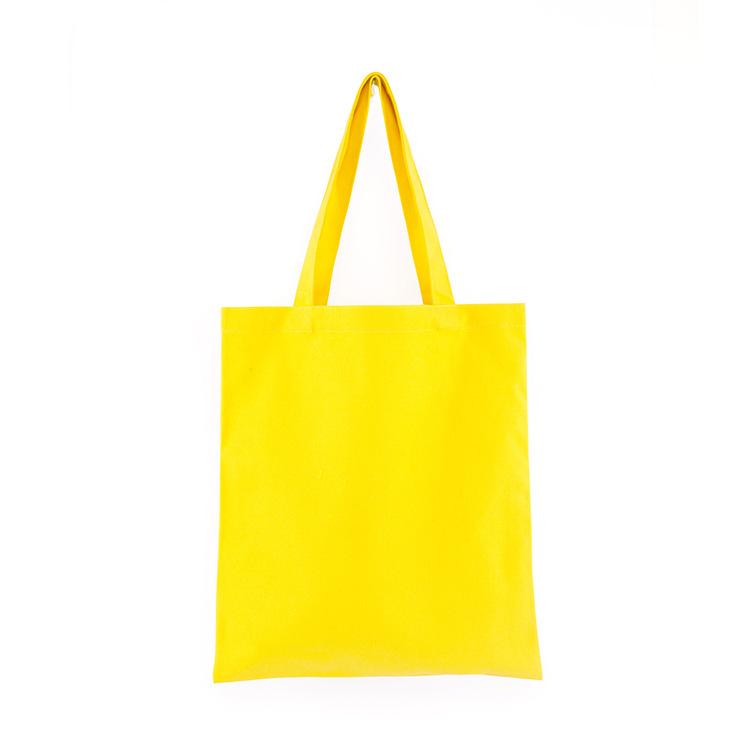 Diy Shopping Bags Women Solid Canvas Bags Casual Tote Shoulder Bags Girls Female Portable Handbags Shopping Bag