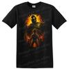 Iron Giant Roboter Film T-Shirt Feuriger Heroischer Poster Kunst Retro Sci-Fi T-Shirt
