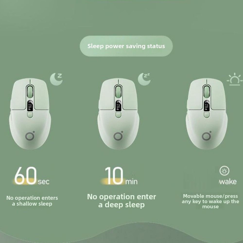 2.4G Laptop Wireless Mouse Rechargeable Ergonomic Mouse Lightweight Wireless Bluetooth Mouse  PC