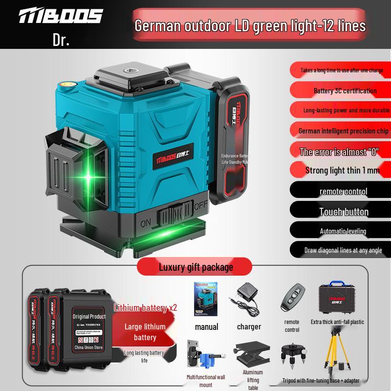 High-Precision Outdoor Anti-Drop Infrared Leveler