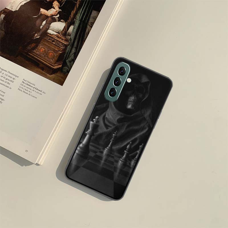 Konkurencyjna gra w szachy Etui na telefon dla Samsung A54 A14 A24 A34 A17 A37 A57 A55 A35 A25 A15 A07 A05S A04S A12 A22 A32 A52S A72 Gal